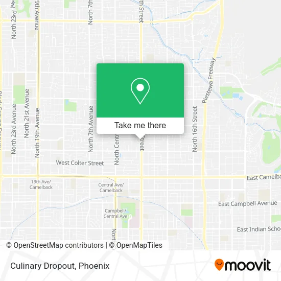 Culinary Dropout map