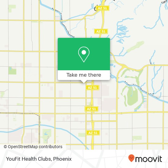 Mapa de YouFit Health Clubs