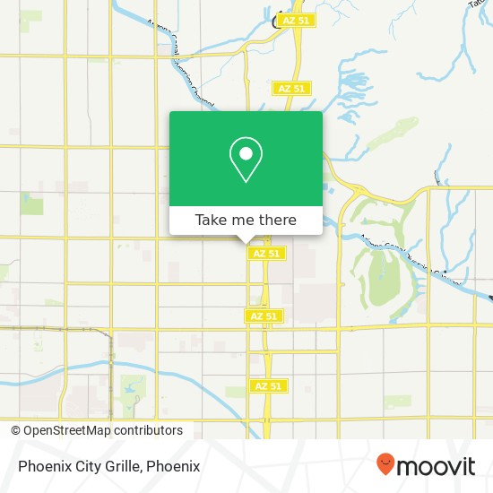 Mapa de Phoenix City Grille