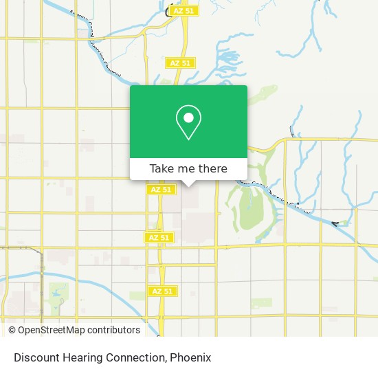 Mapa de Discount Hearing Connection