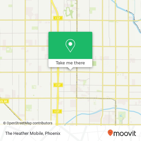 The Heather Mobile map