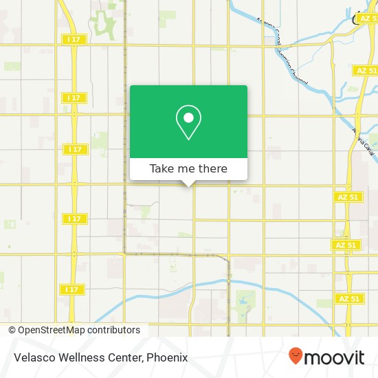 Mapa de Velasco Wellness Center