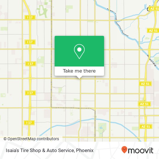 Mapa de Isaia's Tire Shop & Auto Service