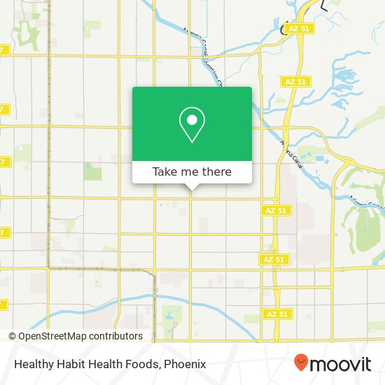 Healthy Habit Health Foods map