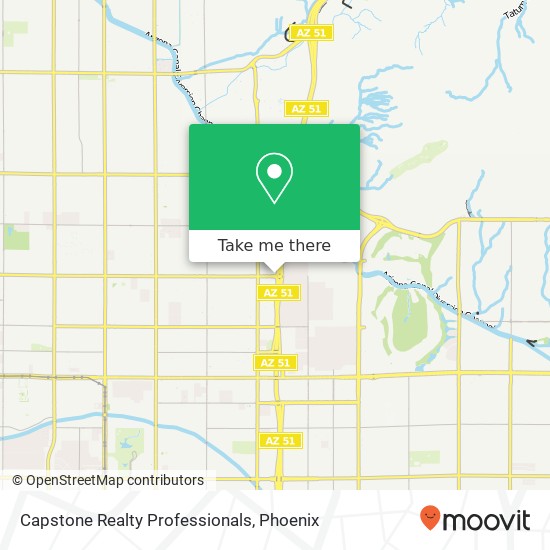 Capstone Realty Professionals map