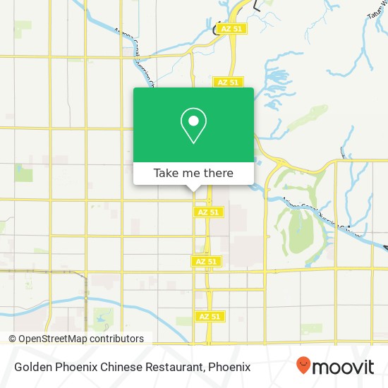 Mapa de Golden Phoenix Chinese Restaurant