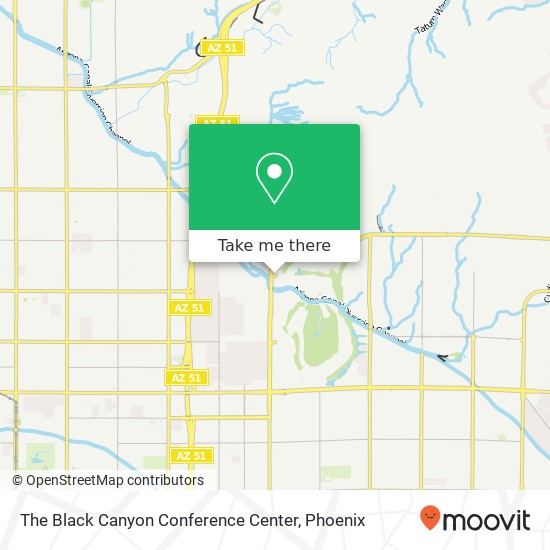 Mapa de The Black Canyon Conference Center