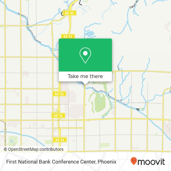 First National Bank Conference Center map