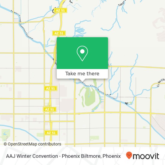 Mapa de AAJ Winter Convention - Phoenix Biltmore