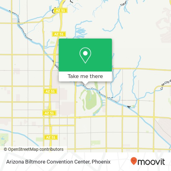 Mapa de Arizona Biltmore Convention Center