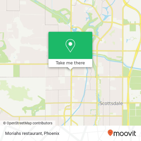Mapa de Moriahs restaurant
