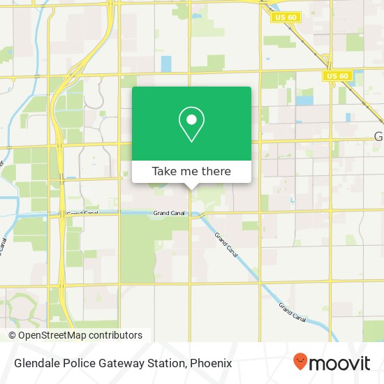 Mapa de Glendale Police Gateway Station