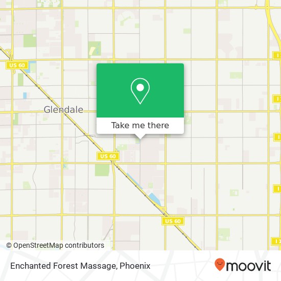 Enchanted Forest Massage map