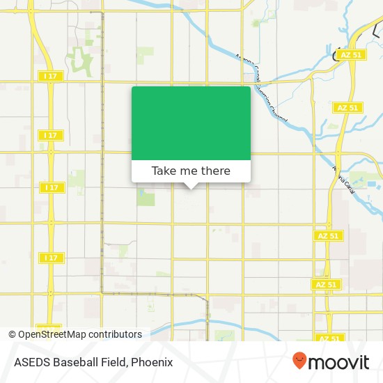 ASEDS Baseball Field map