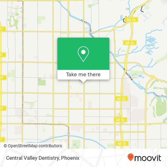 Mapa de Central Valley Dentistry