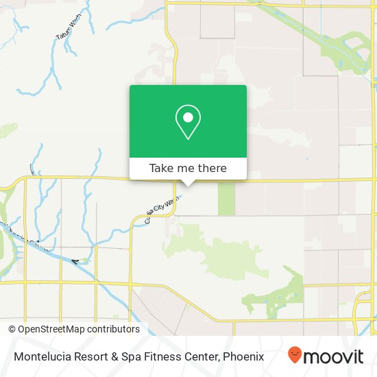 Montelucia Resort & Spa Fitness Center map