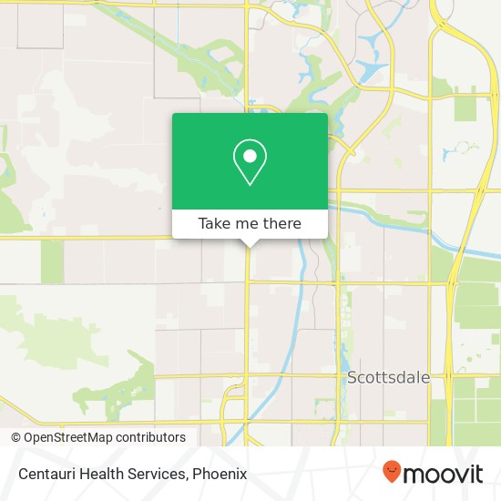 Centauri Health Services map