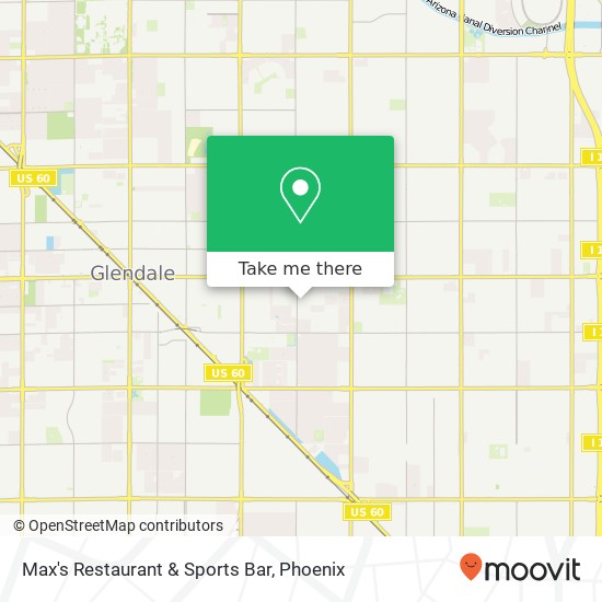 Mapa de Max's Restaurant & Sports Bar