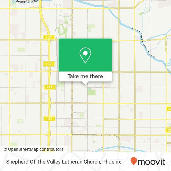 Mapa de Shepherd Of The Valley Lutheran Church