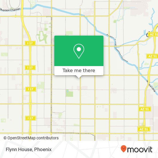 Flynn House map