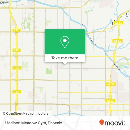 Madison Meadow Gym map