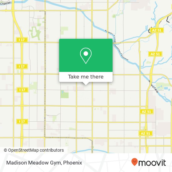 Mapa de Madison Meadow Gym