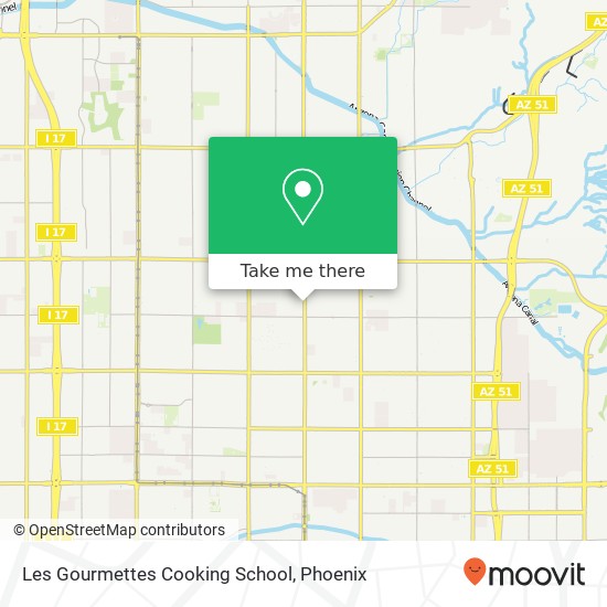 Mapa de Les Gourmettes Cooking School