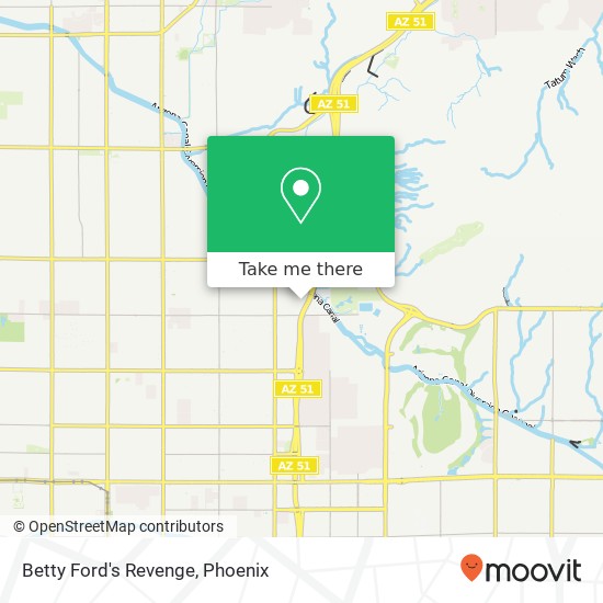 Mapa de Betty Ford's Revenge