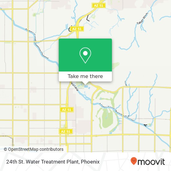 24th St. Water Treatment Plant map