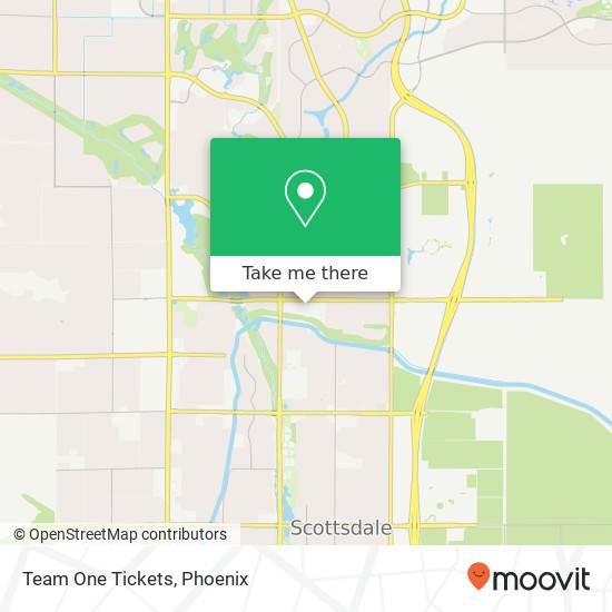 Team One Tickets map