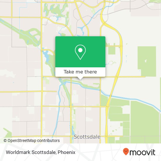 Mapa de Worldmark Scottsdale