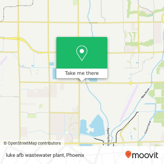 luke afb wastewater plant map