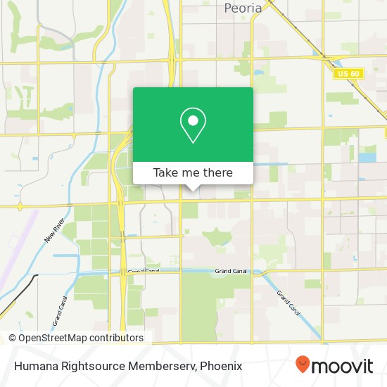 Humana Rightsource Memberserv map