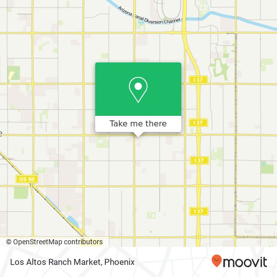 Mapa de Los Altos Ranch Market