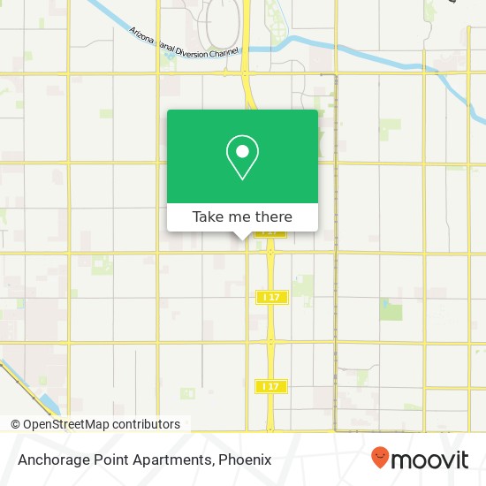 Anchorage Point Apartments map