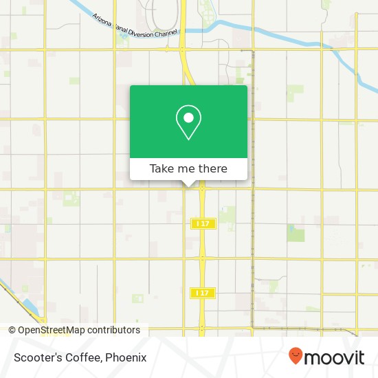 Scooter's Coffee map