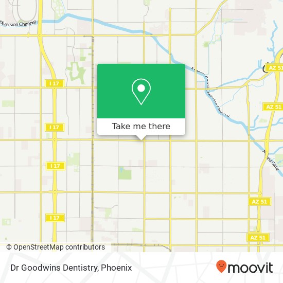 Dr Goodwins Dentistry map