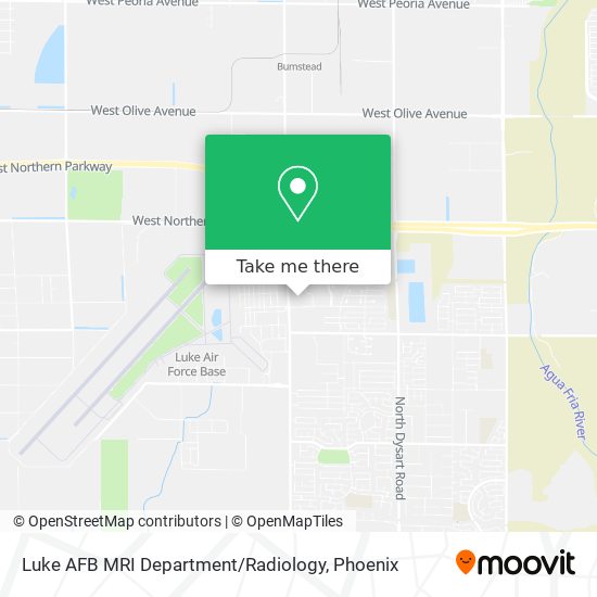 Luke AFB MRI Department / Radiology map