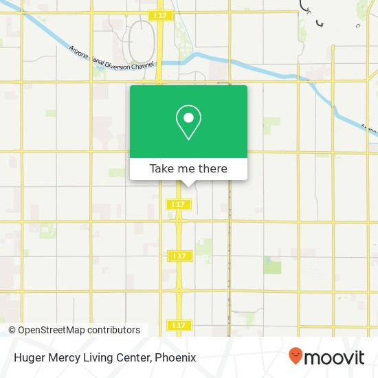 Huger Mercy Living Center map