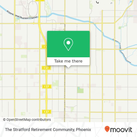 The Stratford Retirement Community map