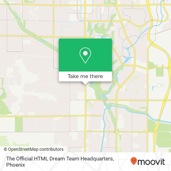 The Official HTML Dream Team Headquarters map