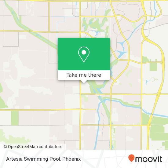 Artesia Swimming Pool map