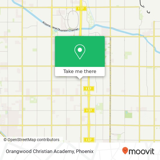 Orangwood Christian Academy map