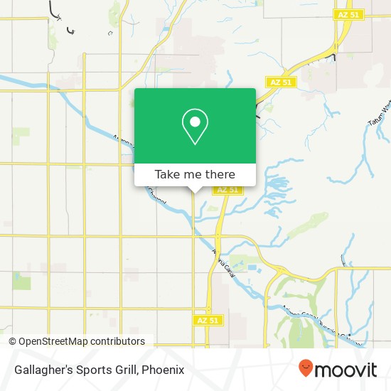Gallagher's Sports Grill map