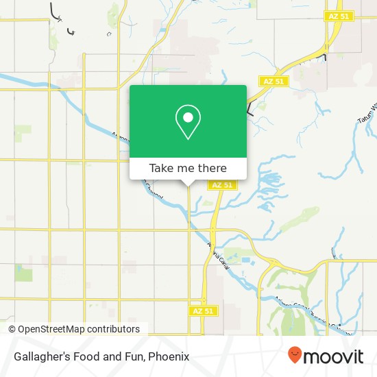 Mapa de Gallagher's Food and Fun
