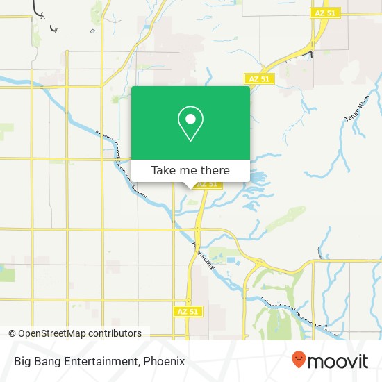 Big Bang Entertainment map