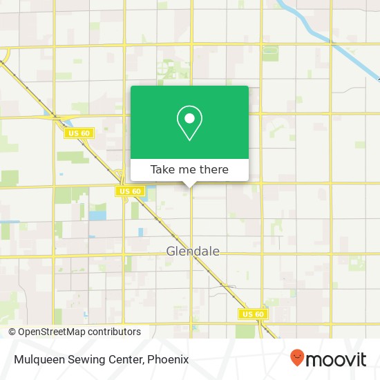 Mulqueen Sewing Center map