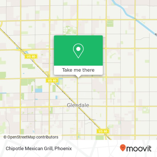 Mapa de Chipotle Mexican Grill