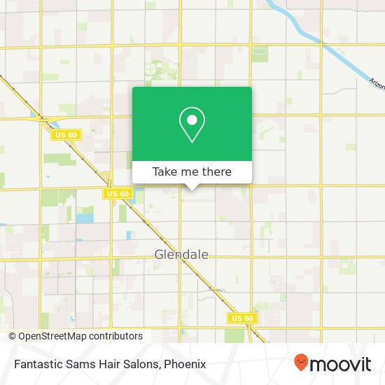 Fantastic Sams Hair Salons map