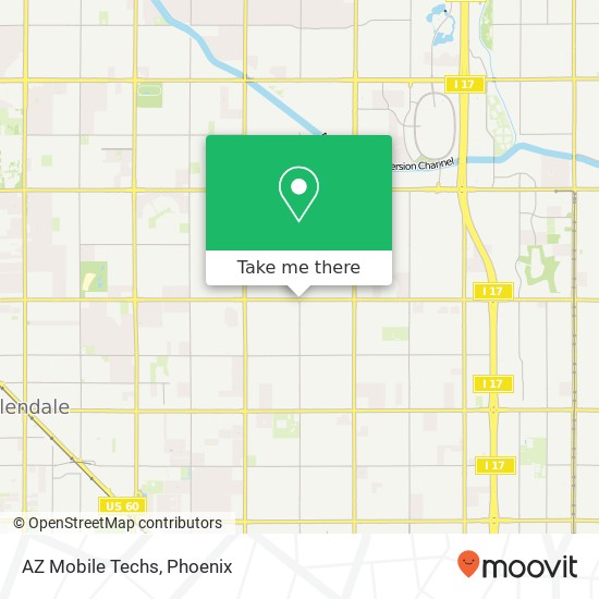 AZ Mobile Techs map